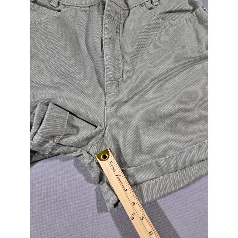 Vintage Skoozi Shorts Womens 11 Gray High Rise 90's Retro Classic Y2K - Picture 7 of 9
